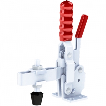 Vertical Toggle Clamp Flat Base Slotted Arm